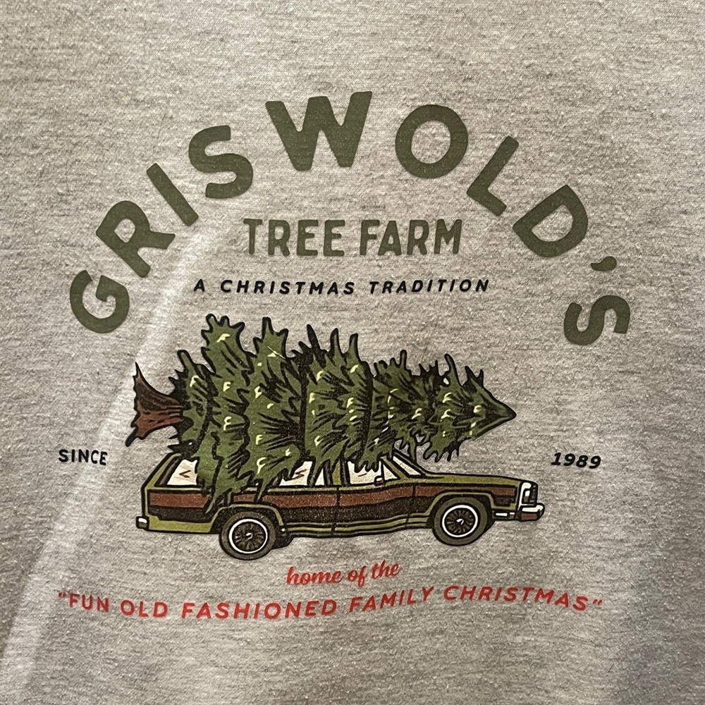 Gildan Gray Griswold's Tree Farm Sweatshirt